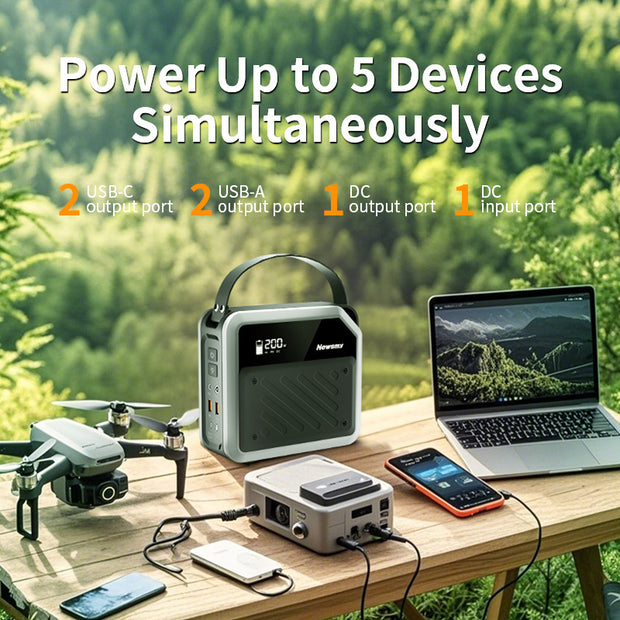 Portable 272WH Powerbank Portable Emergency Backup Power Supply ,No Solar Panel