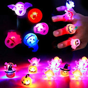 Halloween Decorations Glowing Brooch Ring