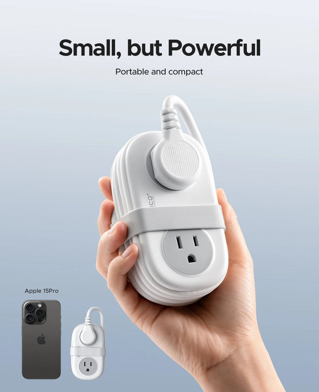 US Plug Electrical Power Strip 4 AC Outlets 2 USB 1 Type C Socket Extension Cord Fast Charging Network Filter for Travel