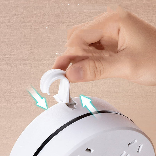 Multi Function Socket With Storage Row Plug Cord