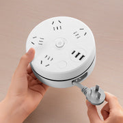 Multi Function Socket With Storage Row Plug Cord