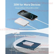 FOR Anker Qi2 Power Bank Ultra Slim 10000Mah Maggo Magnetic Battery 15W Magsafe Portable Charger for Iphone 13 14 15 16 Pro Max